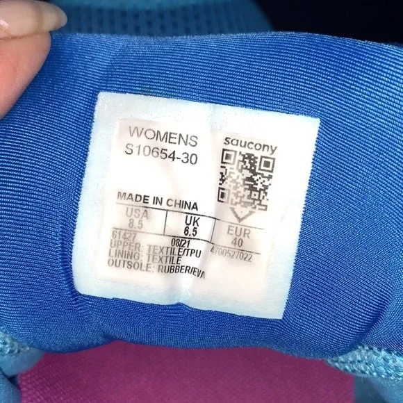 Saucony Guide 14 BlueBlaze Berry US 8.5 Womens Athletes Athleisure Comfy… - Picture 7 of 12